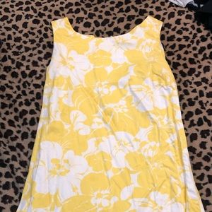 Tommy Hilfiger yellow Hawaiian dress